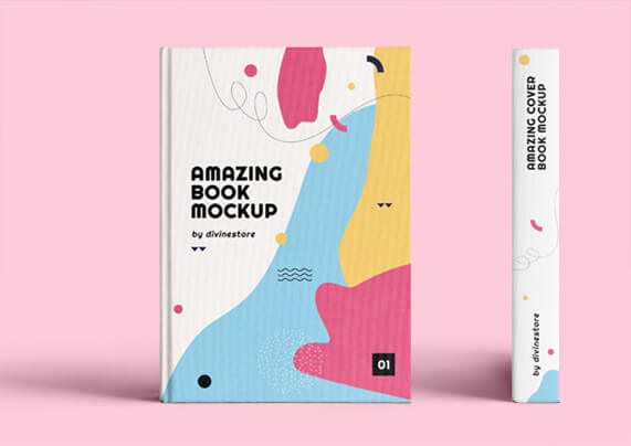 Amazing book mockup design